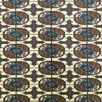 183 x 120 cm Hand-Knotted Brown Afghan Bokhara Jamshidi – Wool Rug