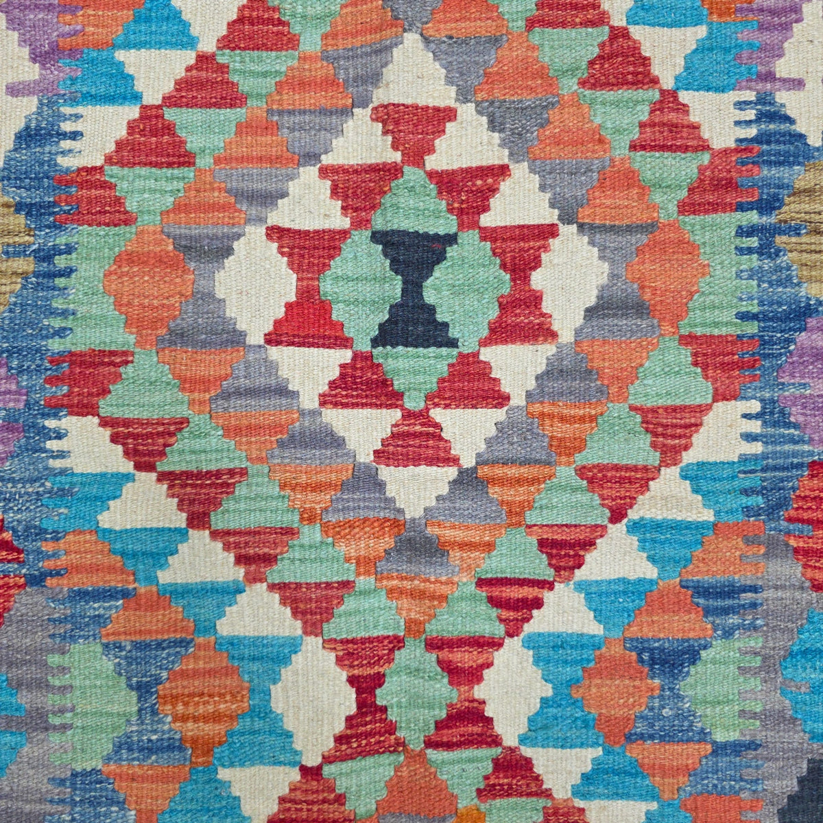 125 x 84 cm Hand Woven Afghan Kilim Rug