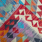 125 x 84 cm Hand Woven Afghan Kilim Rug
