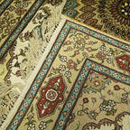 130 x 75 cm Hand Knotted Indian Silk Jaipur Oriental Rug