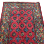 195 x 105 cm Hand-Knotted Afghan Akche Rug