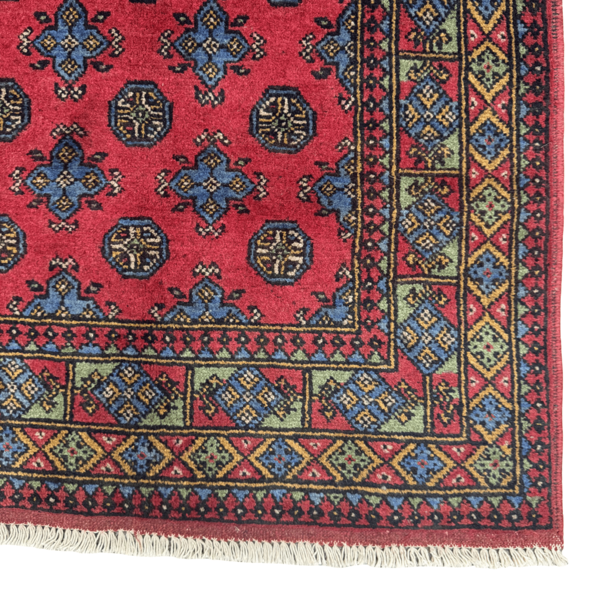195 x 105 cm Hand-Knotted Afghan Akche Rug