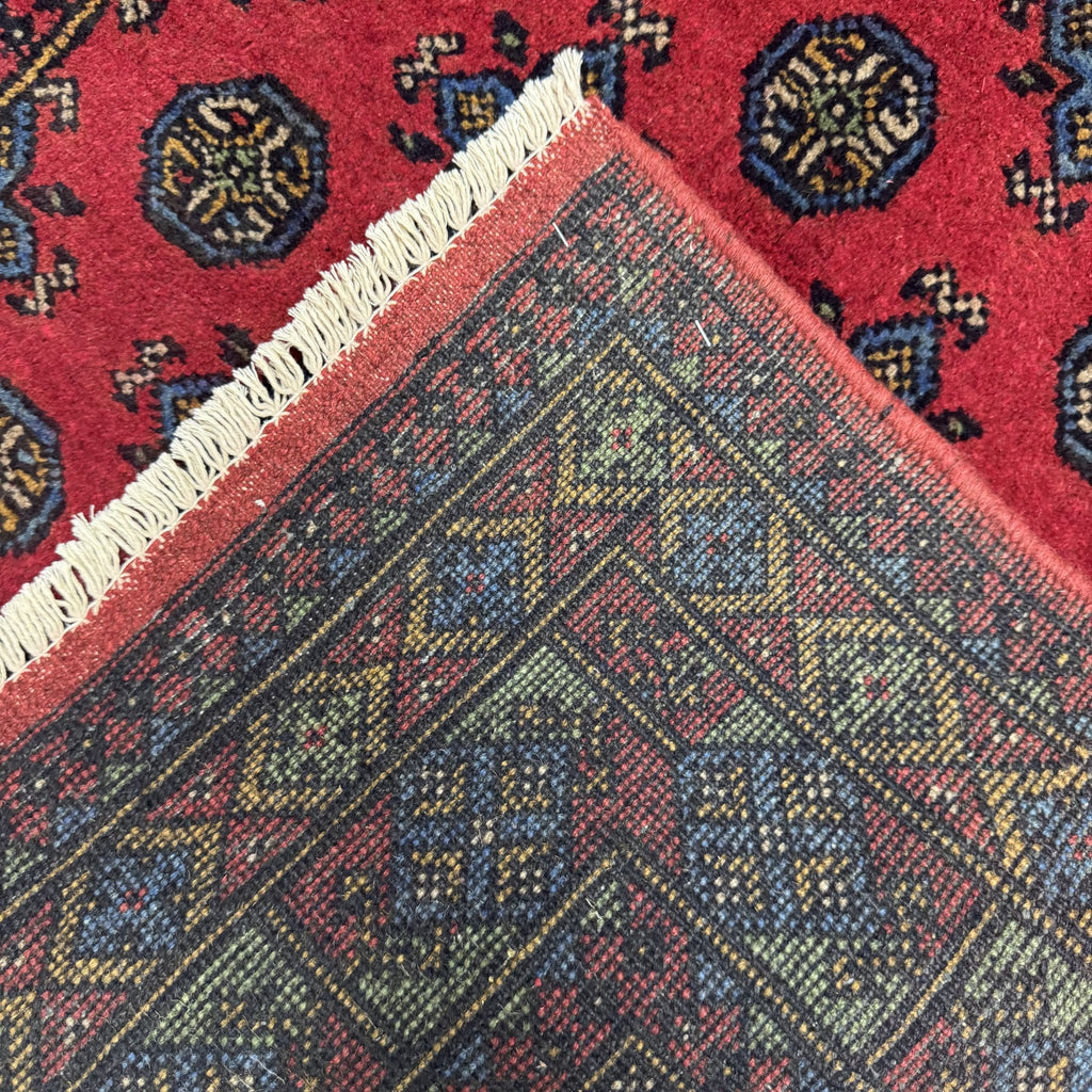 195 x 105 cm Hand-Knotted Afghan Akche Rug