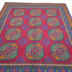 198 x 143 cm Hand-Woven Afghan Akche Rug