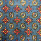 200 x 151 cm Hand-Knotted Afghan Akche Rug
