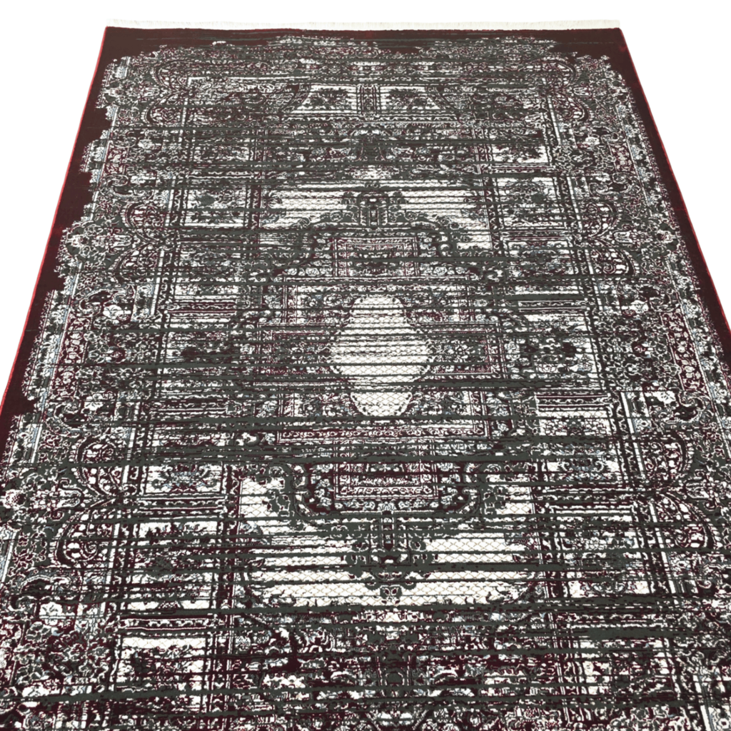 230 x 160 cm Machine-Made Persian Vintage Design Rug