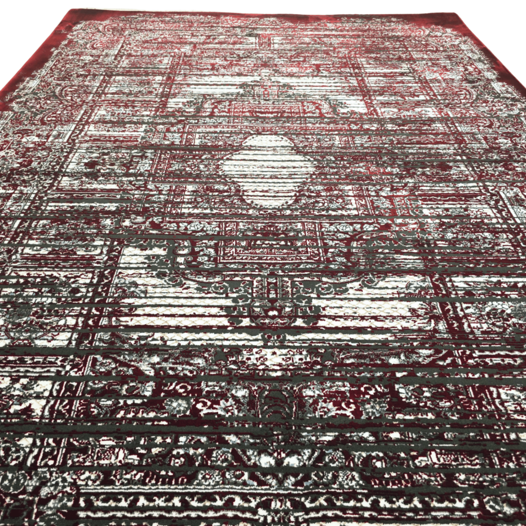 230 x 160 cm Machine-Made Persian Vintage Design Rug