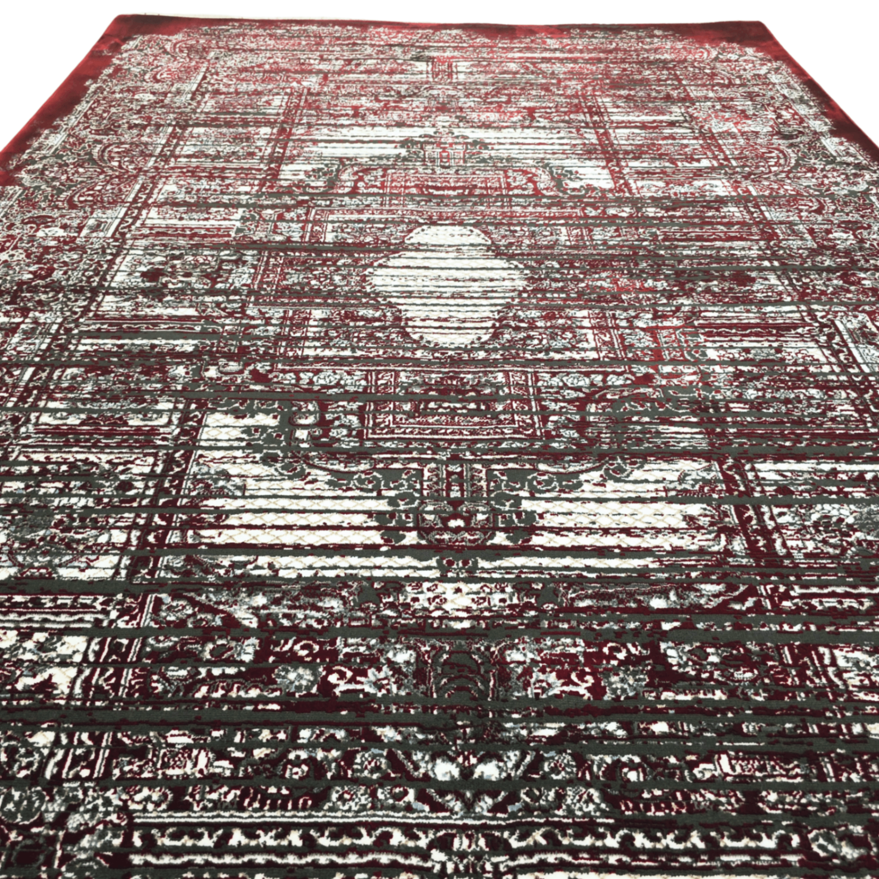 230 x 160 cm Machine-Made Persian Vintage Design Rug