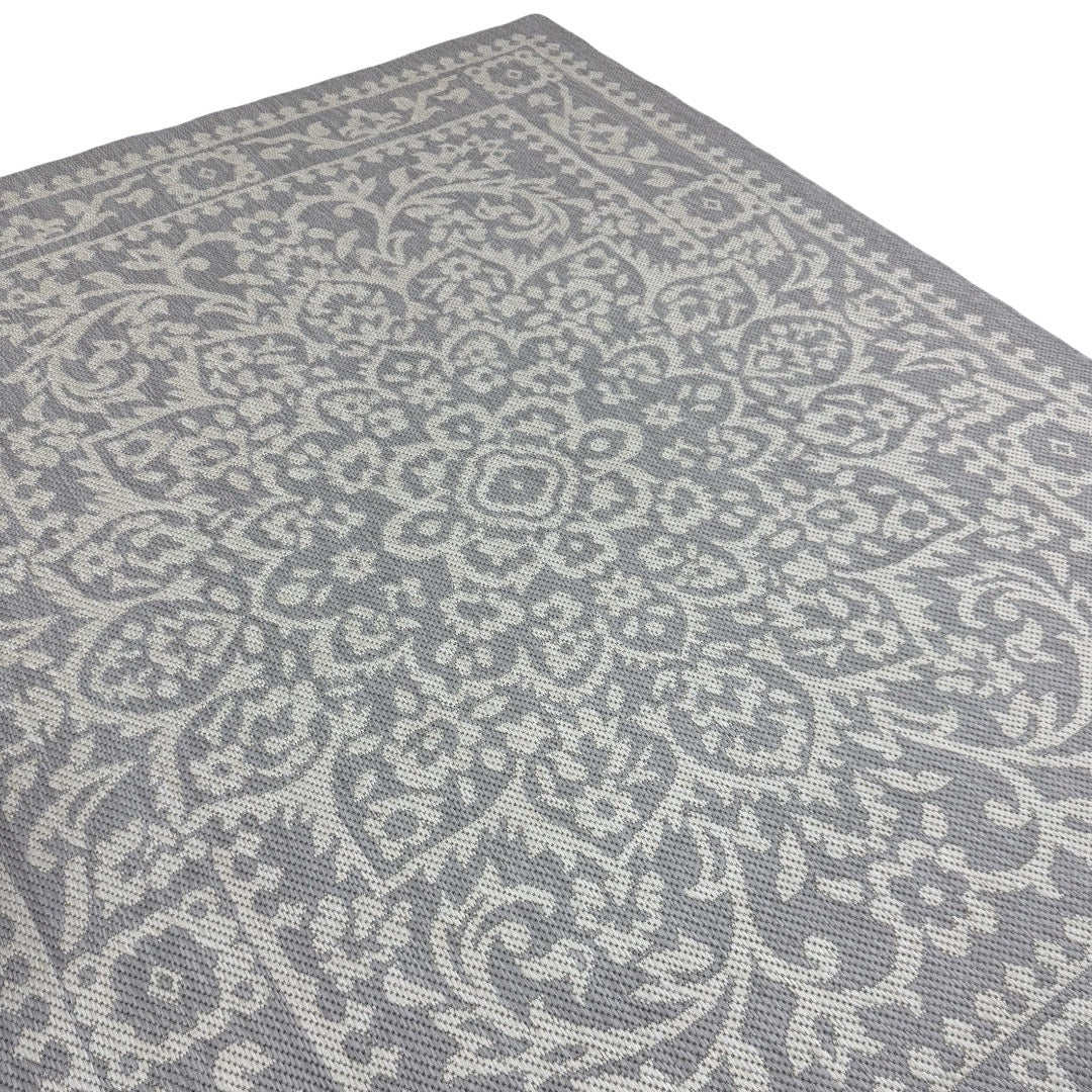 220 x 160 cm Black/Grey Reversible Indoor/Outdoor Rug