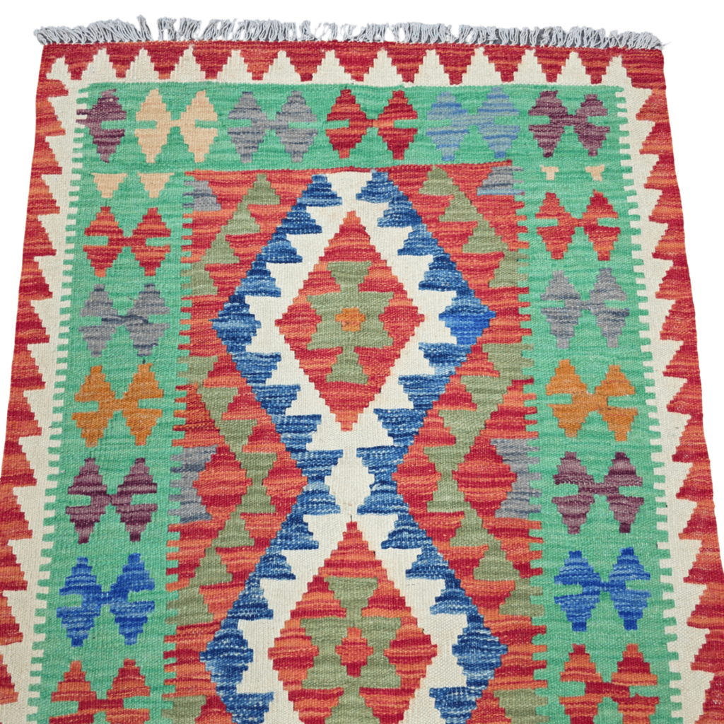 125 x 84 cm Hand Woven Afghan Kilim Rug