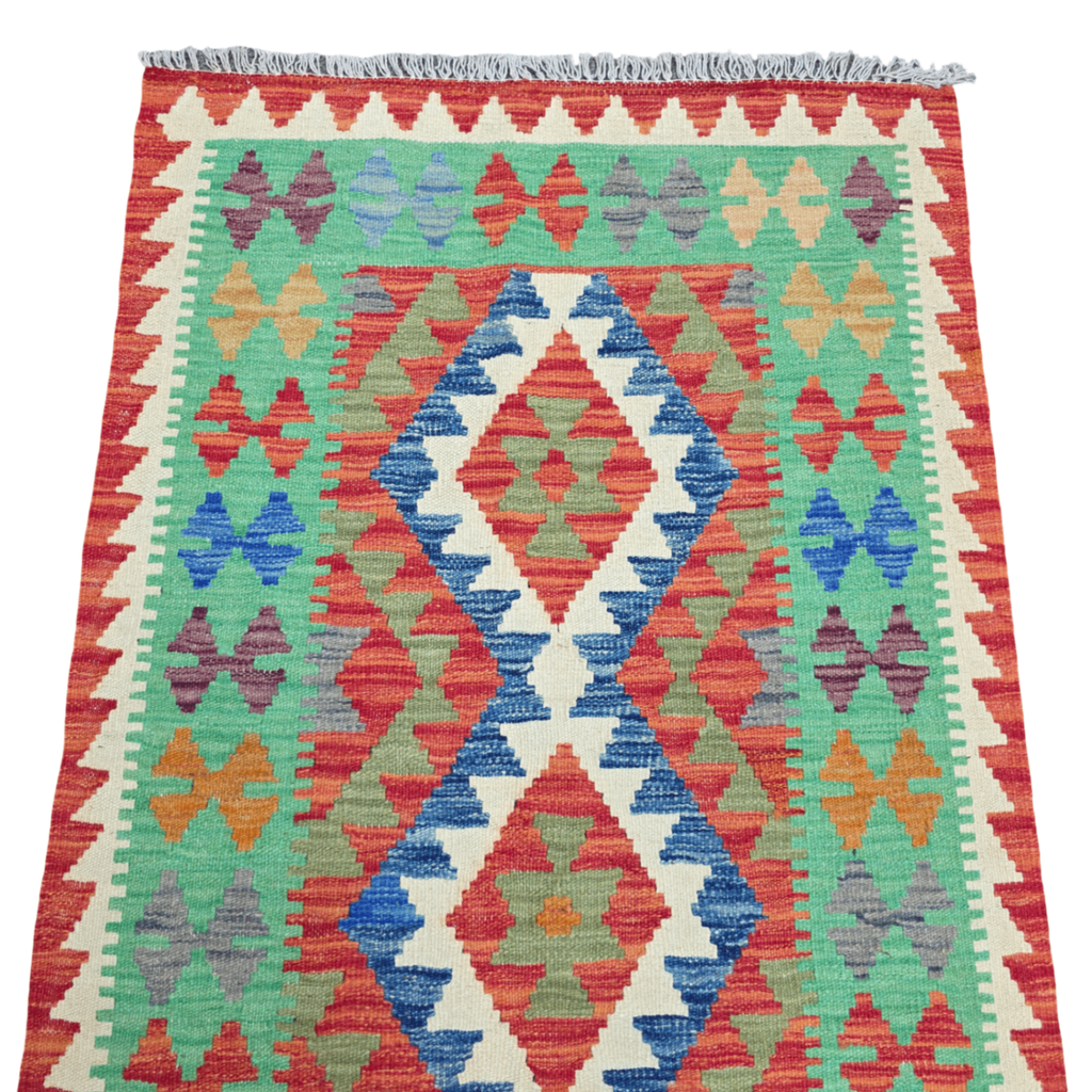 125 x 84 cm Hand Woven Afghan Kilim Rug