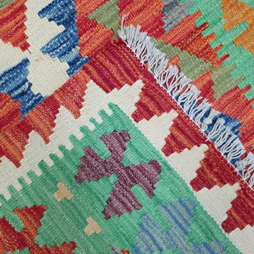 125 x 84 cm Hand Woven Afghan Kilim Rug