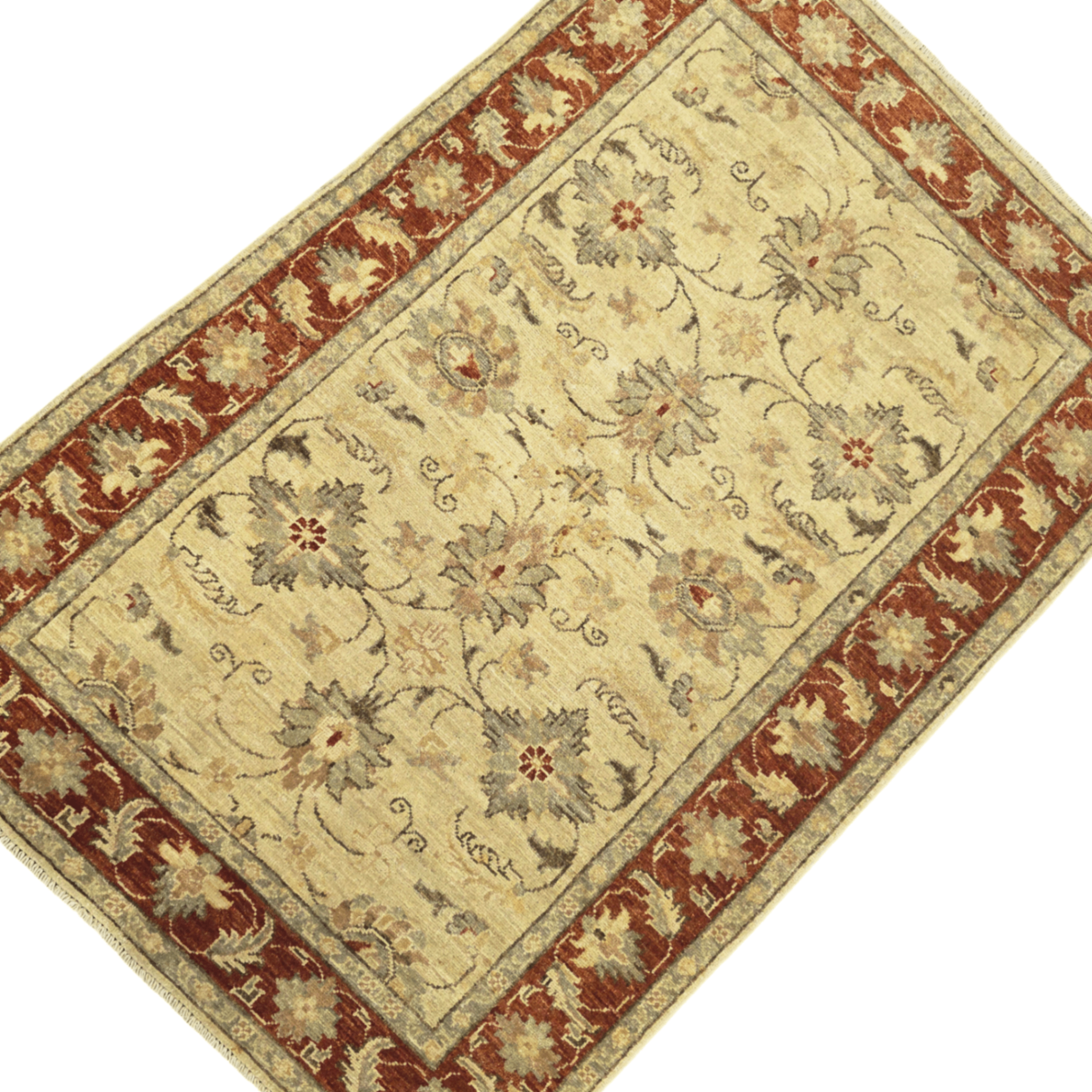 148 x 100 cm Afghan Chobi Hand-Knotted Wool Rug