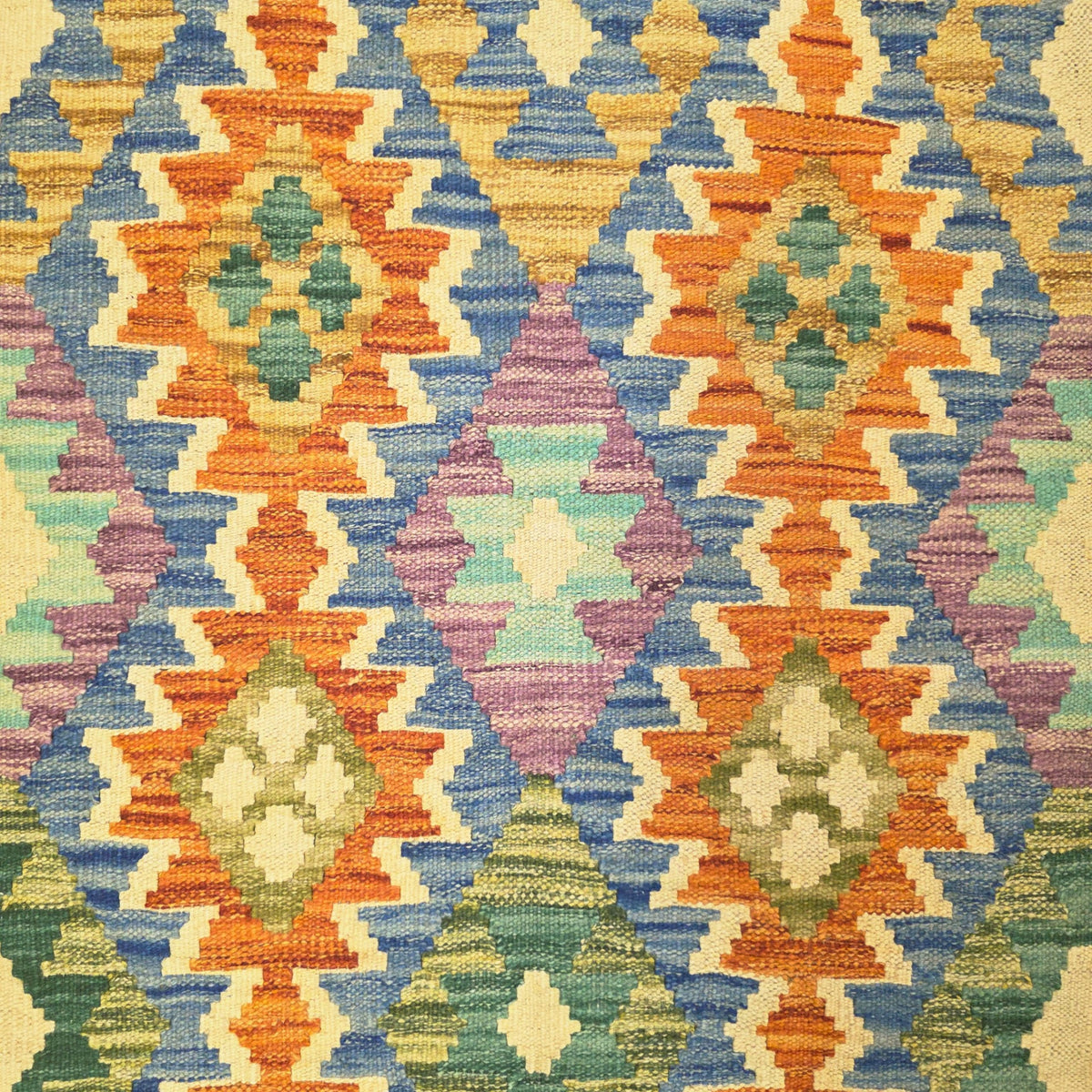 193 x 127 cm Hand Woven Afghan Kilim Rug