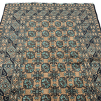 194 x 149 cm Hand-Knotted Afghan Bokhara Akche Rug