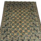 194 x 149 cm Hand-Knotted Afghan Bokhara Akche Rug