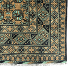 194 x 149 cm Hand-Knotted Afghan Bokhara Akche Rug