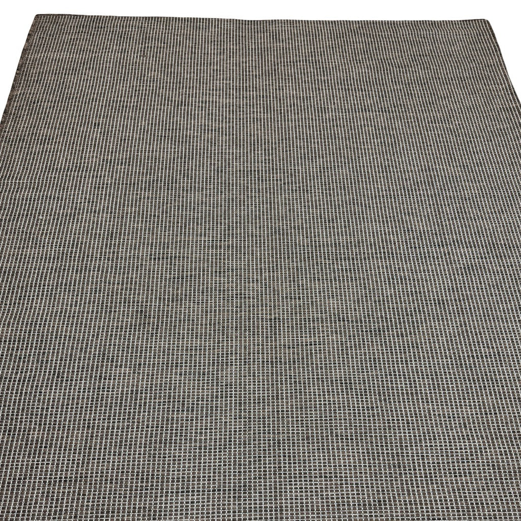 213 x 152 cm Natural Brown Plain Indoor/Outdoor Rug