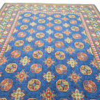 200 x 147 cm Hand-Woven Afghan Akche Rug