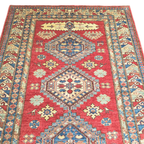 207 x 145 cm Hand Knotted Afghan Kazak – Wool Rug