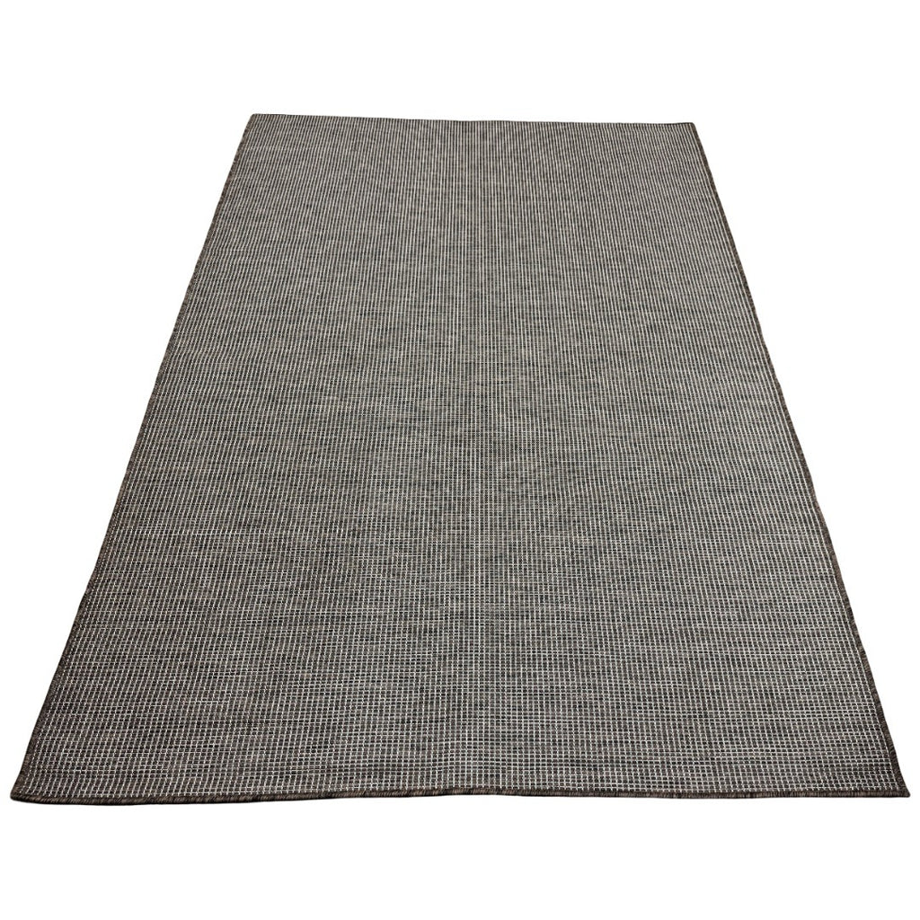 213 x 152 cm Natural Brown Plain Indoor/Outdoor Rug
