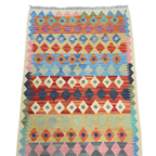 125 x 84 cm Hand-Woven Afghan Kilim Rug