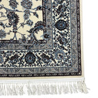 225 x 160cm Persian All Over Ivory Nain Machine Made Rug