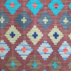 125 x 78 cm Hand-Woven Afghan Kilim Rug