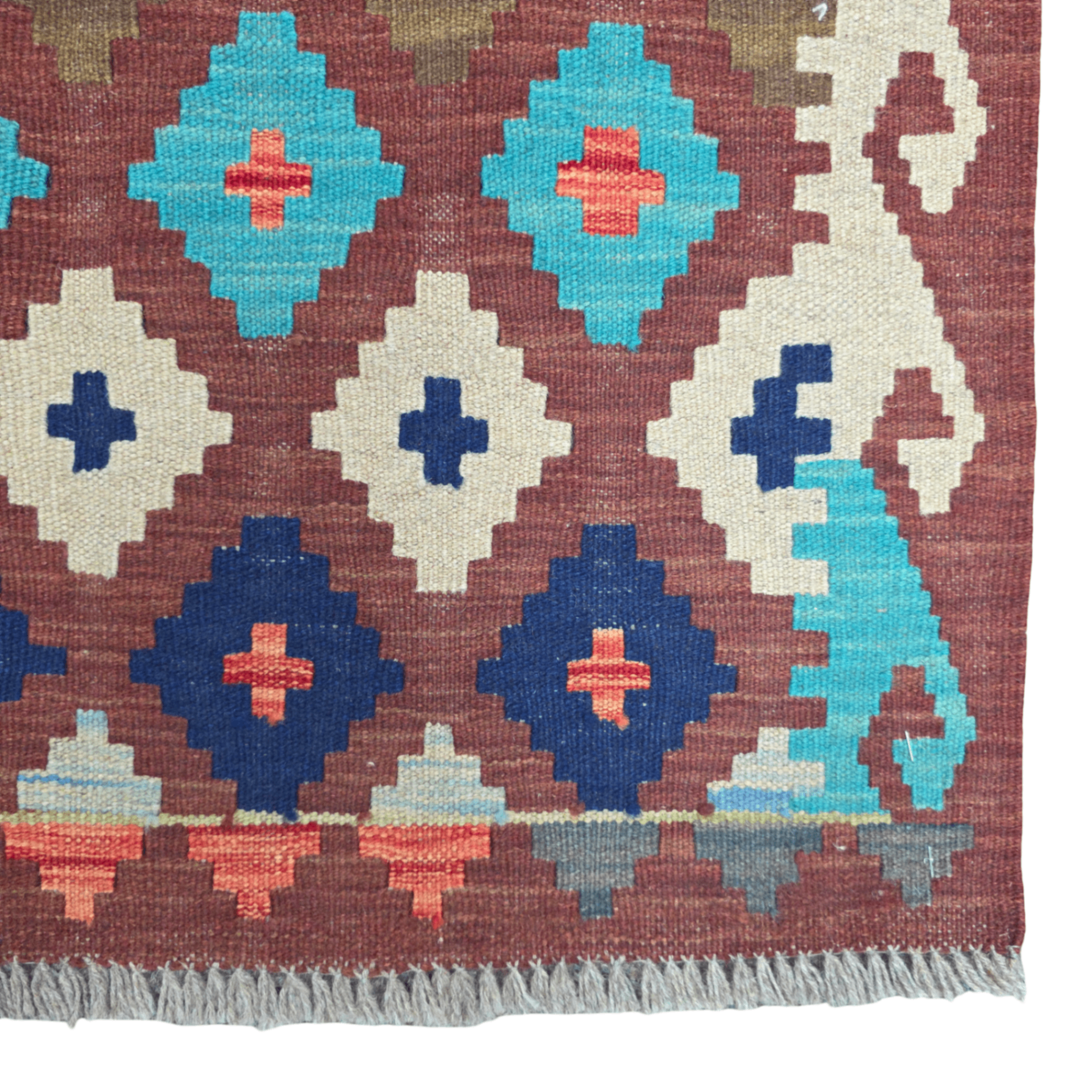 125 x 78 cm Hand-Woven Afghan Kilim Rug