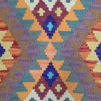 125 x 84 cm Hand-Woven Afghan Kilim Rug