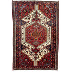 227 x 146 cm Vintage Persian Hamadan Wool Rug