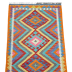 125 x 84 cm Hand-Woven Afghan Kilim Rug