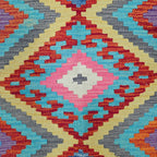 125 x 84 cm Hand-Woven Afghan Kilim Rug