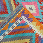 125 x 84 cm Hand-Woven Afghan Kilim Rug