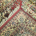 116 x 76 cm Hand Knotted Indian Silk Jaipur Oriental Rug