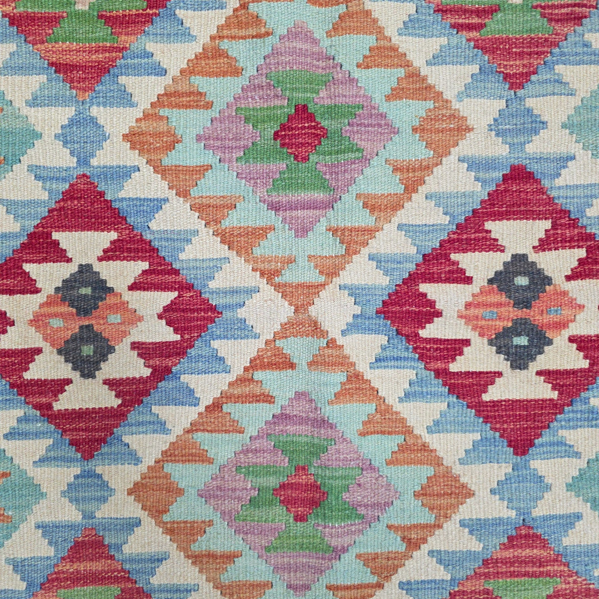 123 x 92 cm Hand Woven Afghan Kilim Rug