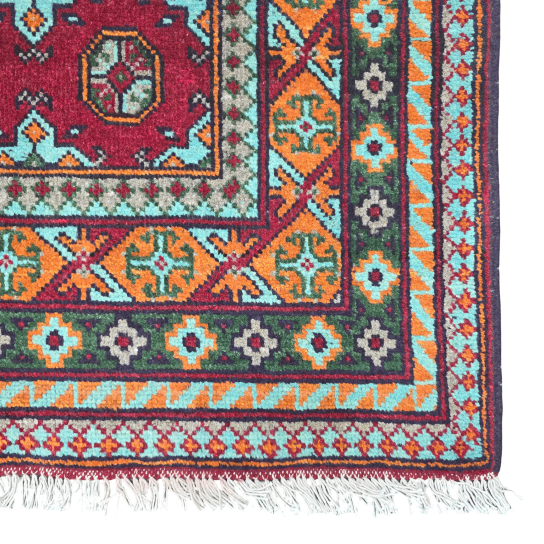 200 x 150 cm Hand-Woven Afghan Akche Rug