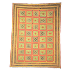 253 x 198 cm Hand Woven Tribal Afghan Kilim Sumak – Wool Rug