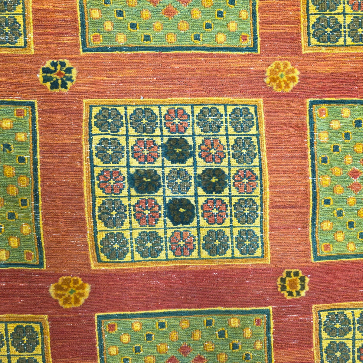 253 x 198 cm Hand Woven Tribal Afghan Kilim Sumak – Wool Rug