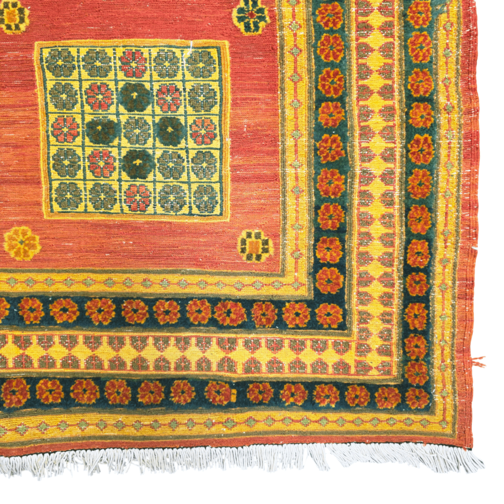 253 x 198 cm Hand Woven Tribal Afghan Kilim Sumak – Wool Rug