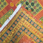 253 x 198 cm Hand Woven Tribal Afghan Kilim Sumak – Wool Rug