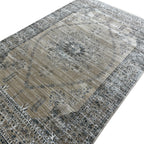290 x 200 cm Taupe Persian Vintage Design Medallion Rug