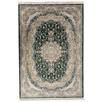 290 x 200 cm Deep Green Persian Design Machine-Made Rug