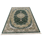 290 x 200 cm Deep Green Persian Design Machine-Made Rug