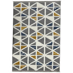 230 x 160 cm Modern Geometric Triangle Rug