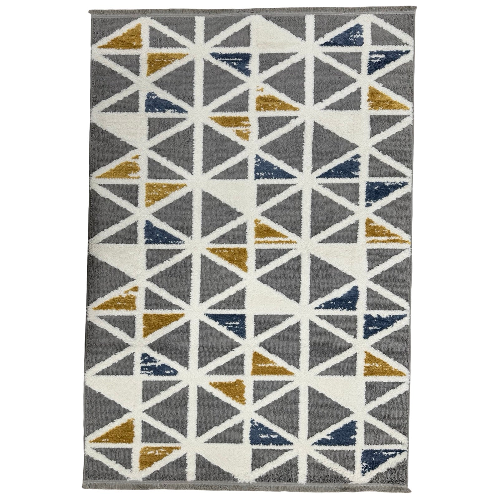 230 x 160 cm Modern Geometric Triangle Rug