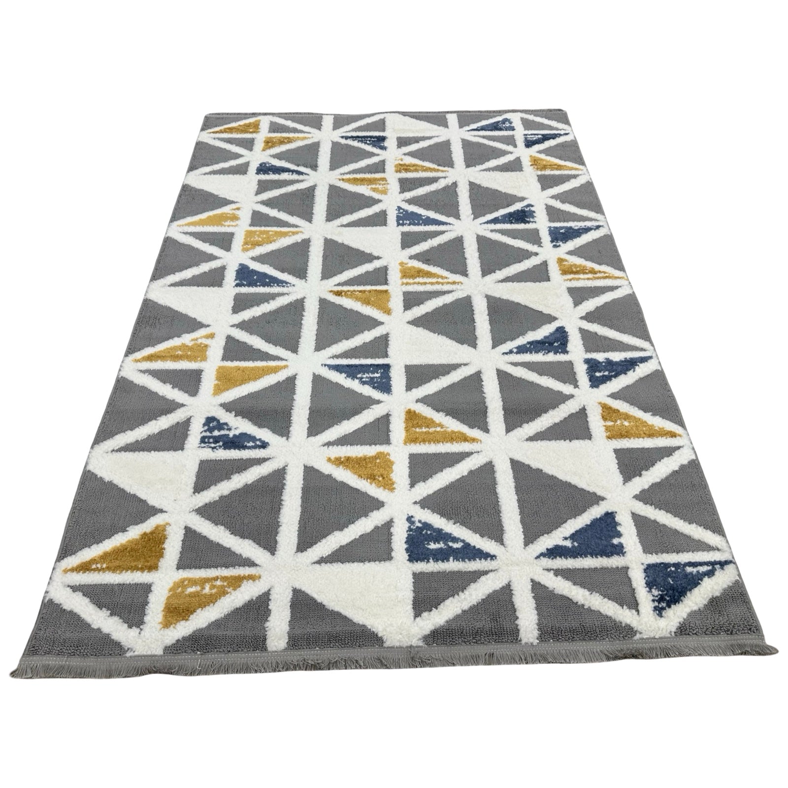 230 x 160 cm Modern Geometric Triangle Rug