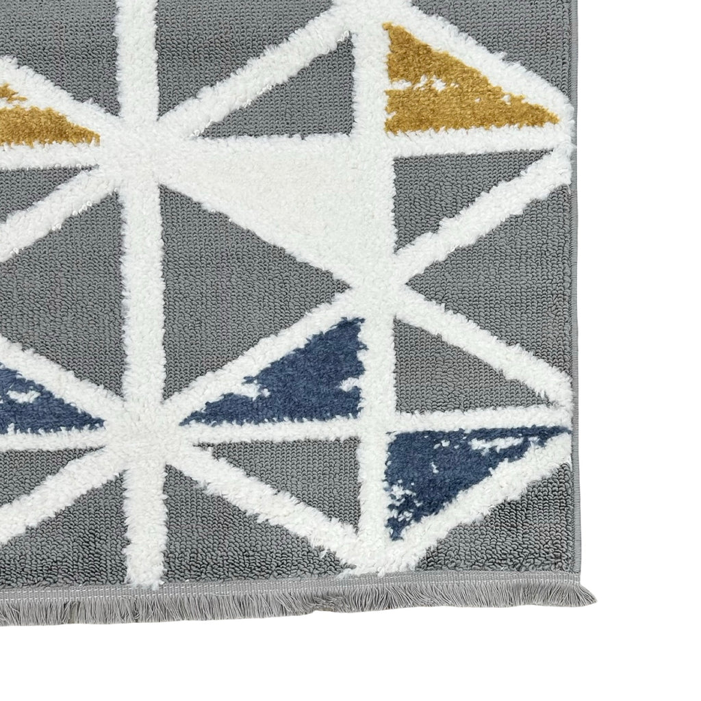230 x 160 cm Modern Geometric Triangle Rug