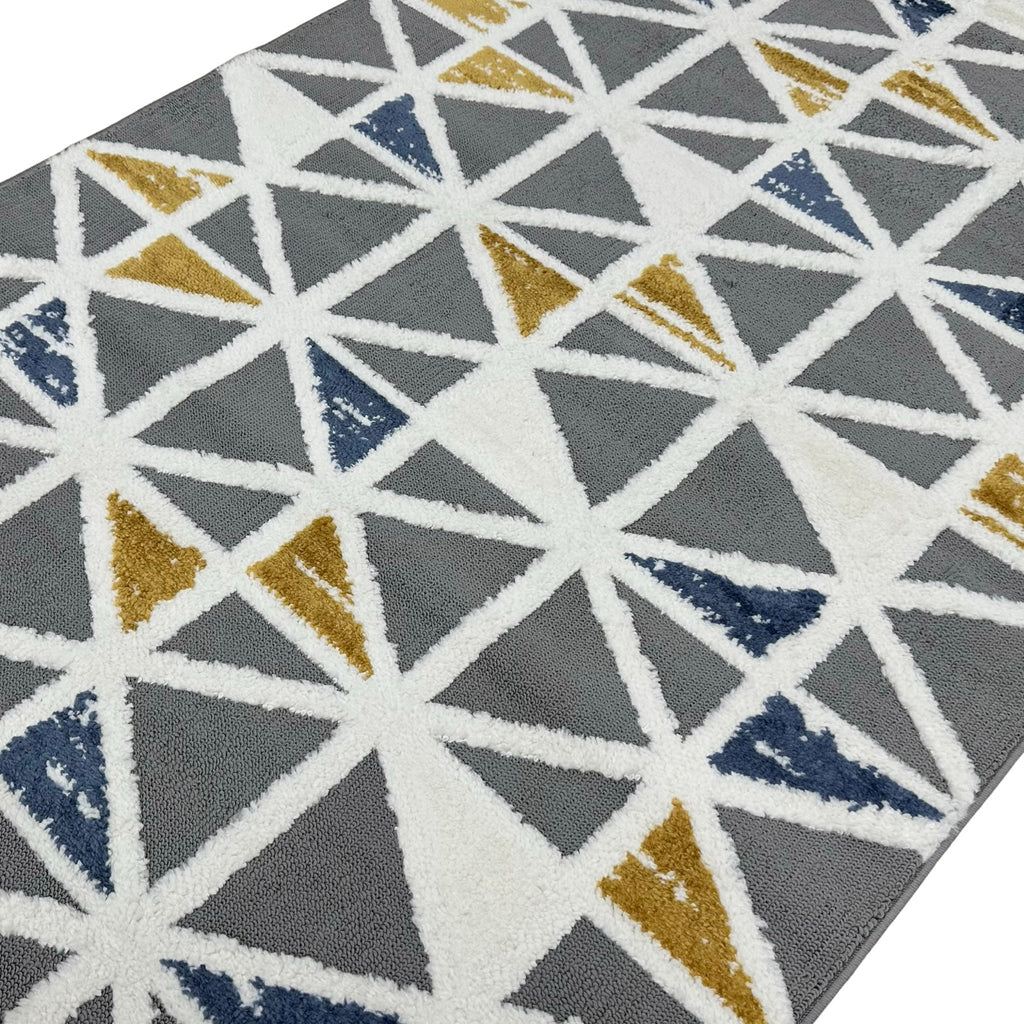 230 x 160 cm Modern Geometric Triangle Rug