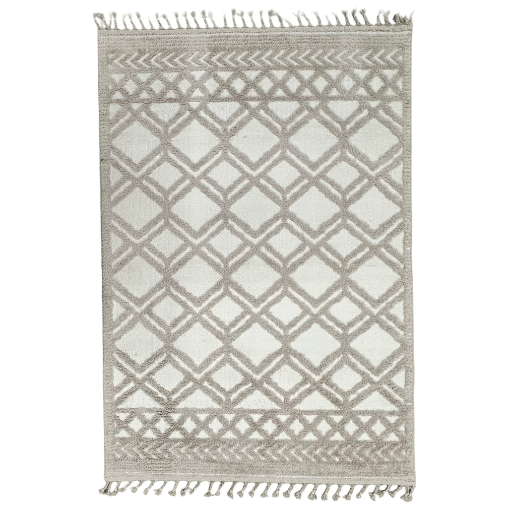230 x 160 cm Moroccan Style Diamond Pattern Rug
